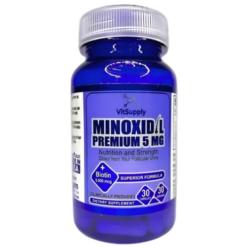 MINOXIDIL BIOTIN 5MG-5000MCG CAP X 30 (VITSUPPLY)
